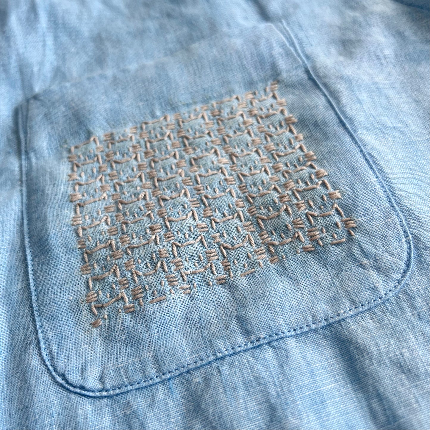 Sashiko cat PDF pattern | digital download