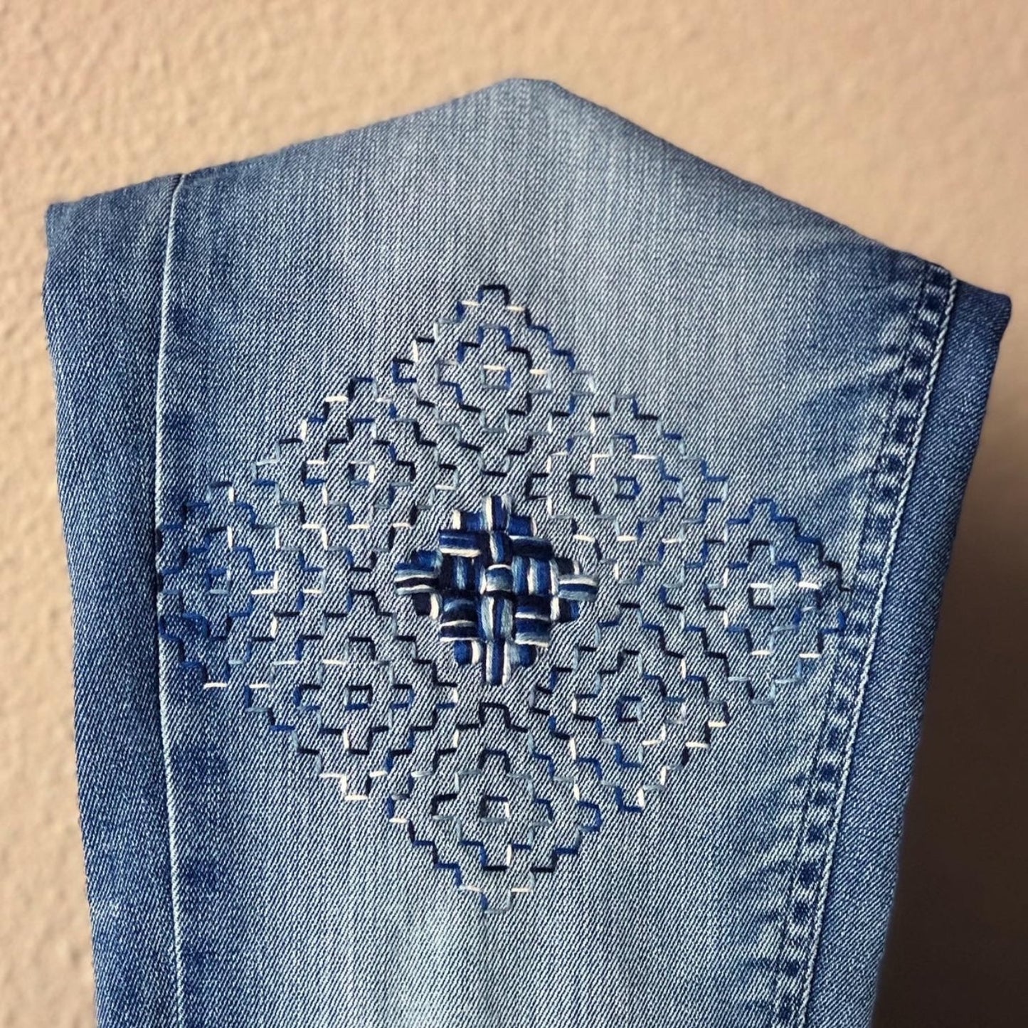 Workshop denim mending with Sashiko, Sun. 18 May 2 - 5:30 pm